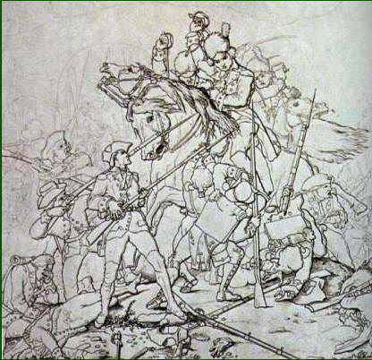 Sketch of the Battle of the Waxhaws
