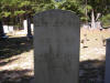 Headstone of J. R. Hill, 1st SC Cavalry