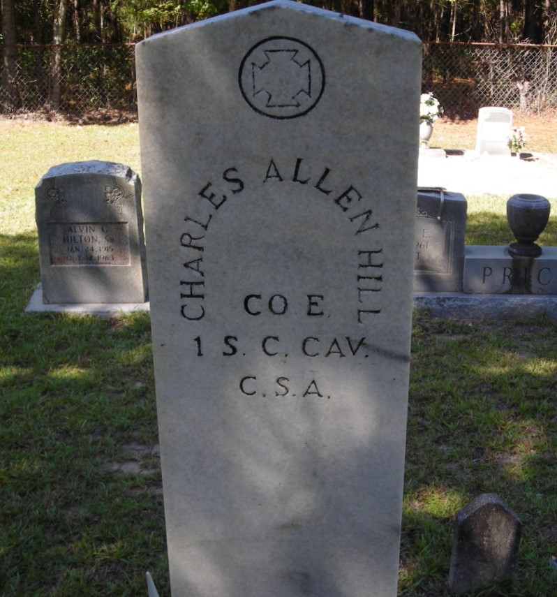 Gravestone of Charles Allen Hill, Fox Cemetery