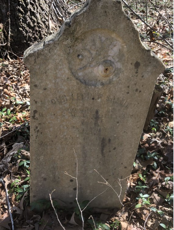 Gravestone of Little Sallie Copeland, 2022