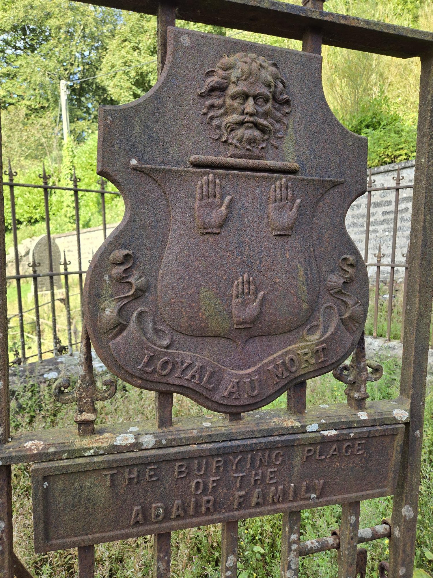 Adair Cemetery in County Antrim, Northern Ireland